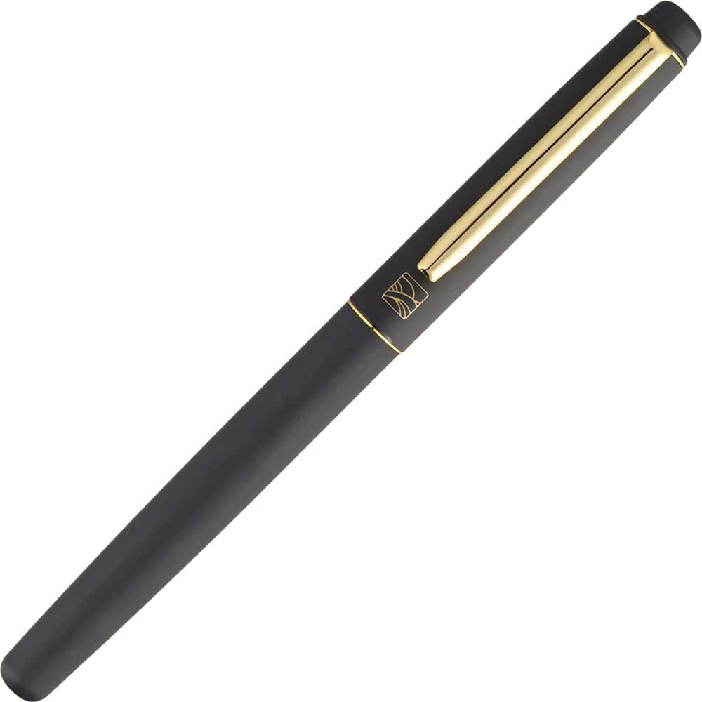 Kuretake Fountain Brush Pen "Sen" Leather-style Black (DV145-1)