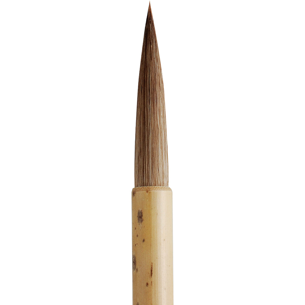 Thick Brush Tsuru Kotobuki No. 3 Brown Hair Pack (JC324-3S)
