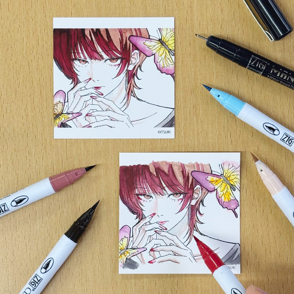 ZIG CLEAN COLOR Real Brush x Itsuki 12-Color Set (RB-6000AT/12V/AC01)