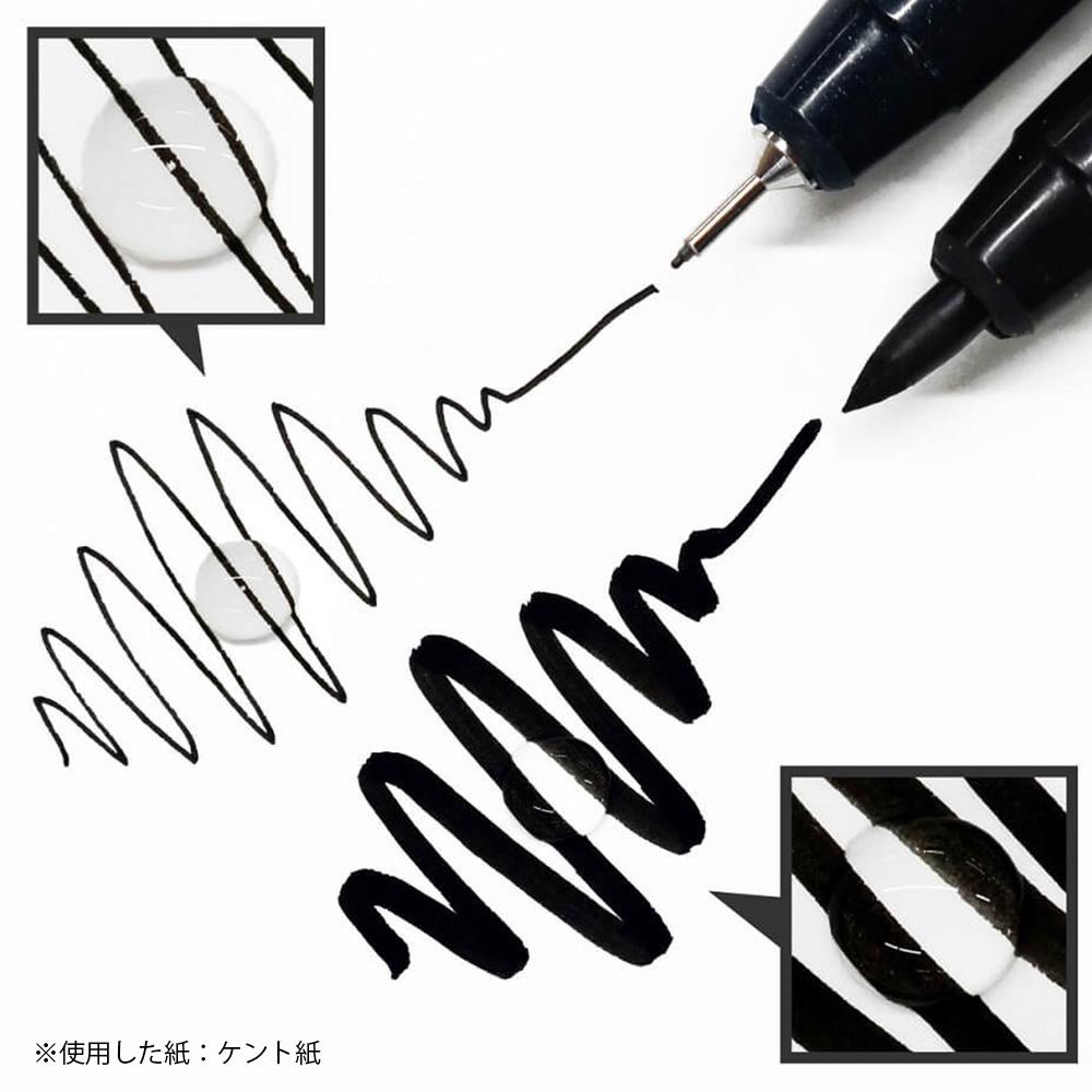 ZIG CARTOONIST MANGAKA BLACK 3-Pen Set II (CNM/3VBK2)
