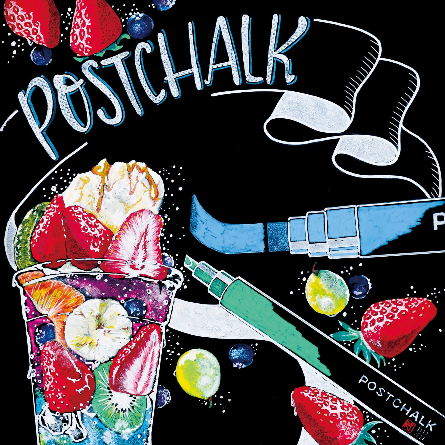 ZIG POSTCHALK MARKER EFFACABLE À L'EAU POINTE 15 MM LOT DE 32 COULEURS POST-700A/32V