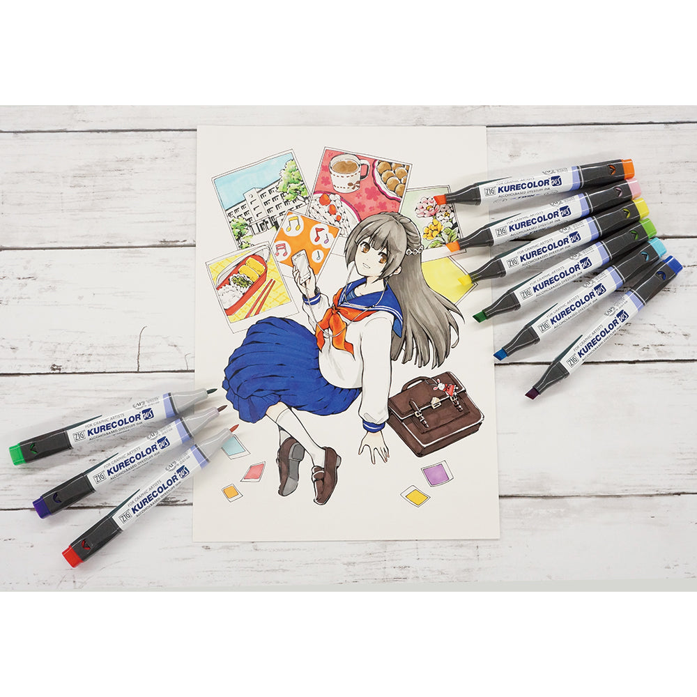 ZIG KURECOLOR TWIN WS 36 Color Set (KC-3000N/36V)