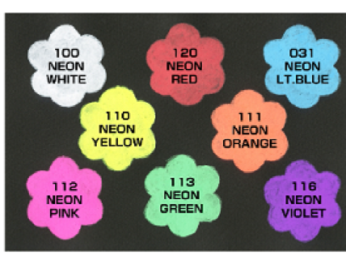 ZIG POSTCHALK MARKER WET-WIPE 6MM TIP NEON 8-Color Set (POST-500A/8VB)
