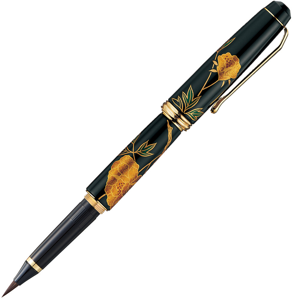 Kuretake Dream Star Brush Pen Yamanaka Lacquerware Makie - Blooming Peony - Medium Nib (DAY140-50)
