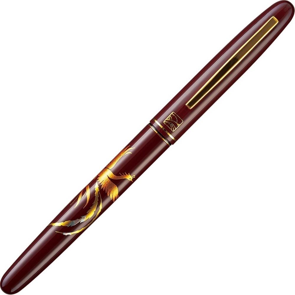 Kuretake Fountain Brush Pen Makie Monogatari Auspicious Birds and Phoenix Red (DU181-315)