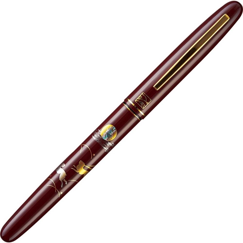 Kuretake Fountain Brush Pen, Maki-e Monogatari, Rabbit, Red (DU181-515)