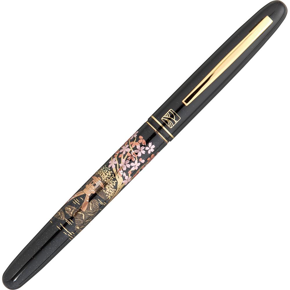 Kuretake Fountain Brush Pen - Maki-e Monogatari - Cherry Blossom Garden - Black (DU184-715)