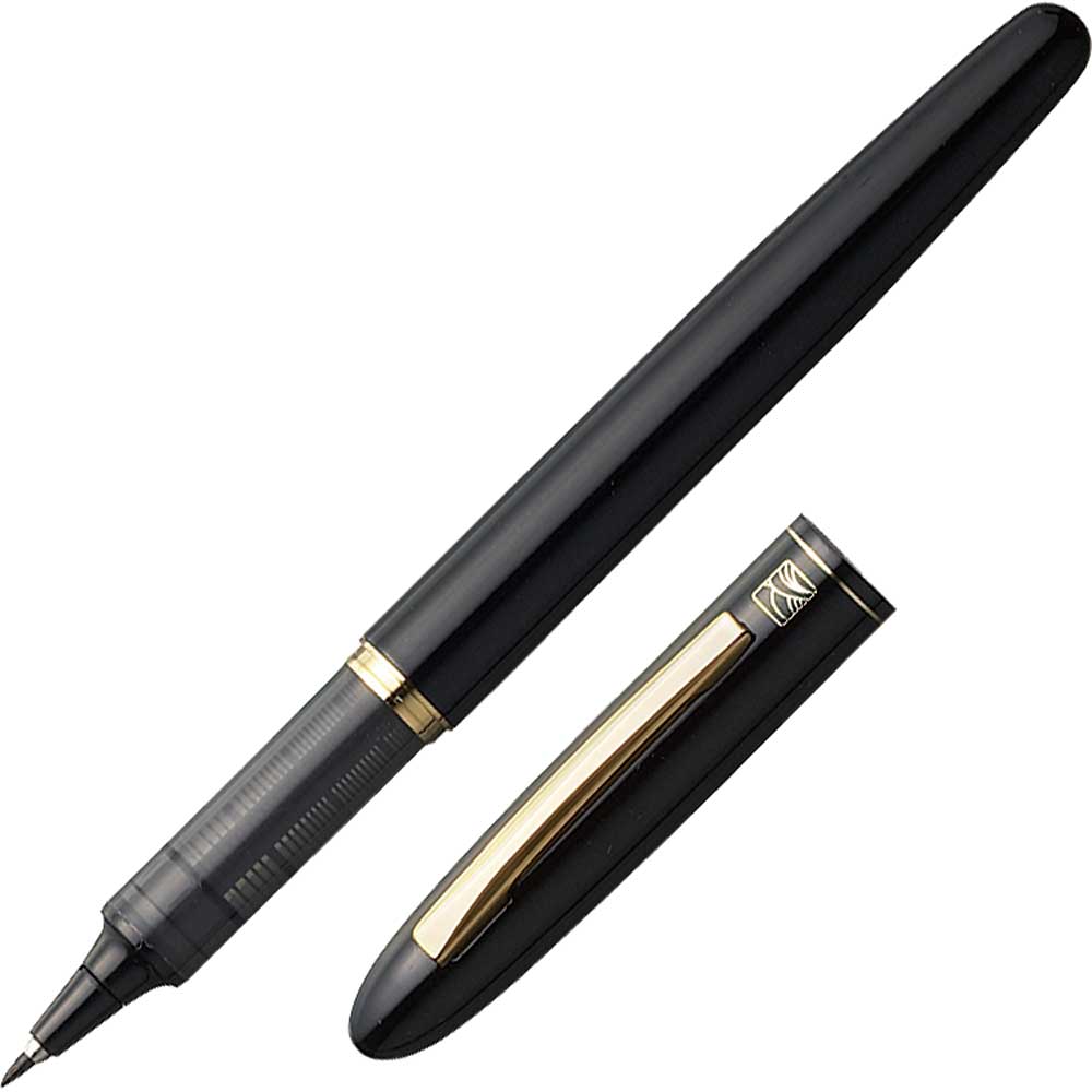 Kuretake Letter Pen Refillable Black Barrel (ER186-010)