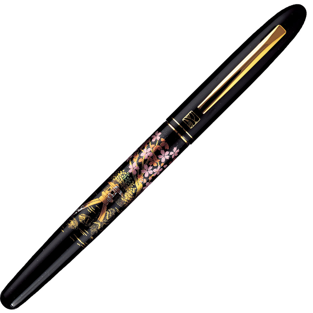 Kuretake Letter Pen Maki-e Monogatari Cherry Blossom Garden Black (ER186-113)