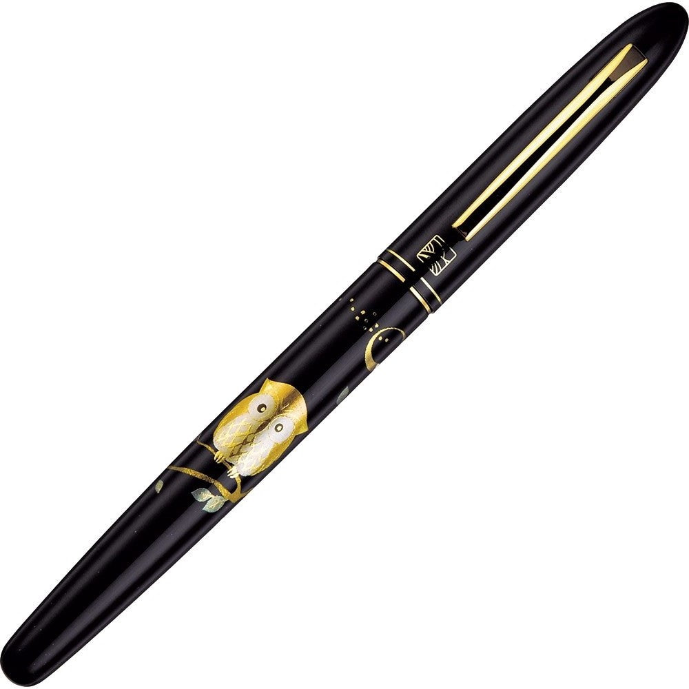 Kuretake Letter Pen Makie Monogatari Owl Black (ER186-410)