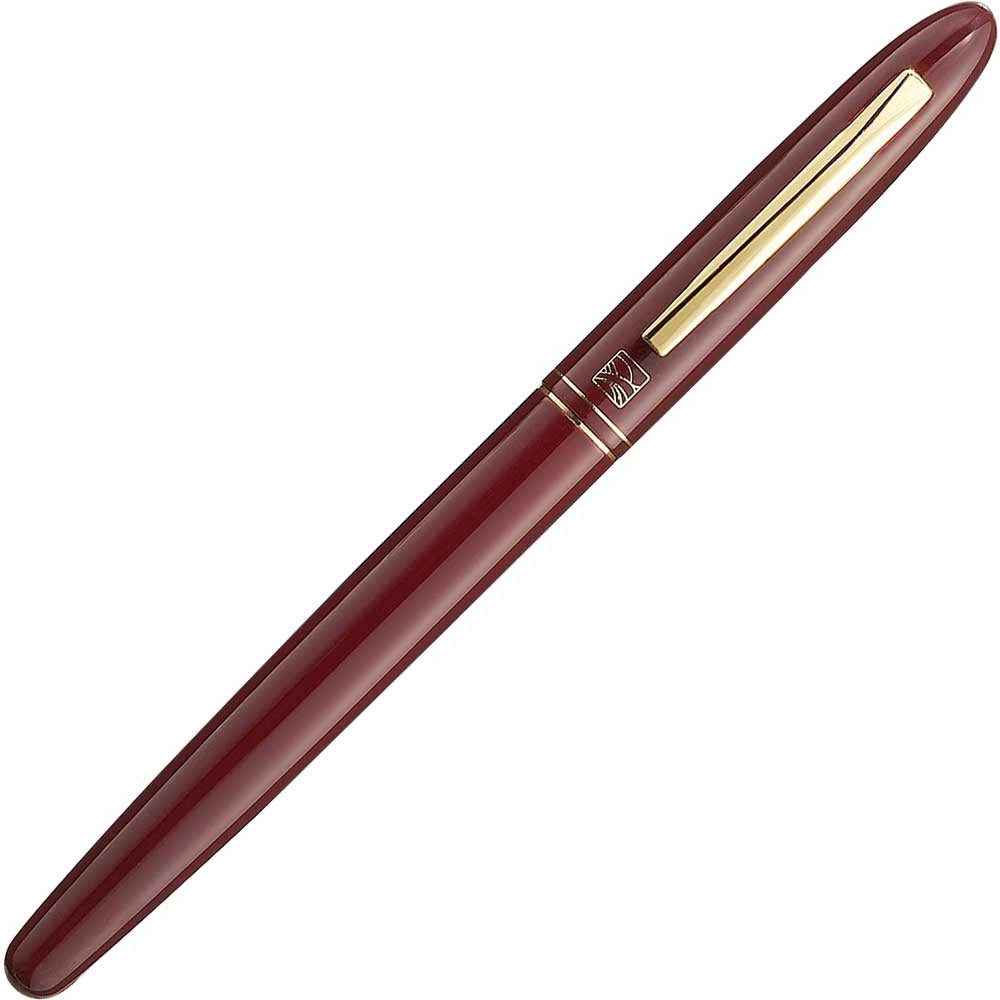 Kuretake Fude Pen Refillable - Dark Red Barrel (ER187-010)