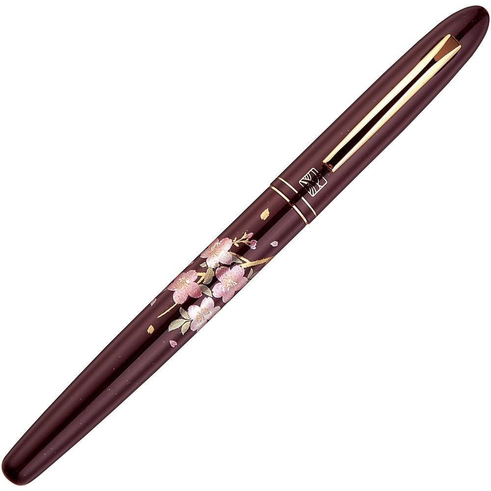 Kuretake Letter Pen Maki-e Monogatari: Sakura Uta (Cherry Blossom Song), Enji (Dark Red) (ER187-910)