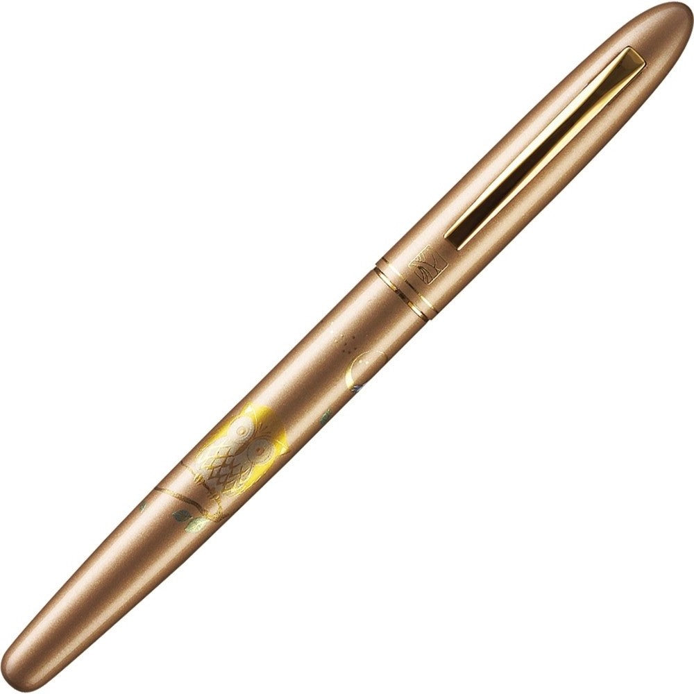 Kuretake Letter Pen Makie Monogatari Owl, Gold (ER188-410)