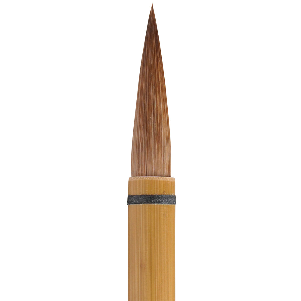 Thick Brush, Jukei, Size 4, Brown Hair (JC337-4)