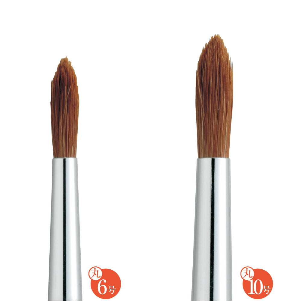 Horse Hair Paint Brushes, Set of 2 (JO100-1)