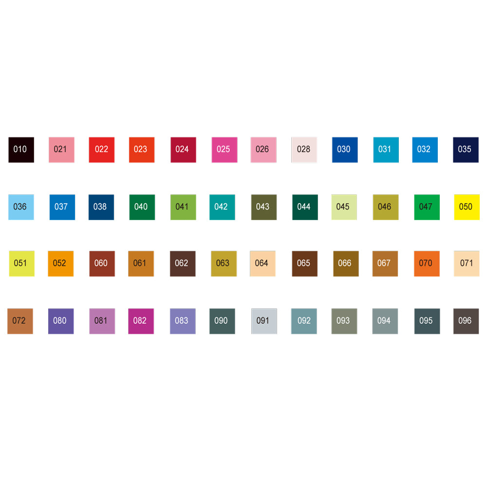 ZIG CLEAN COLOR Real Brush 48-Color Set (RB-6000AT/48V)