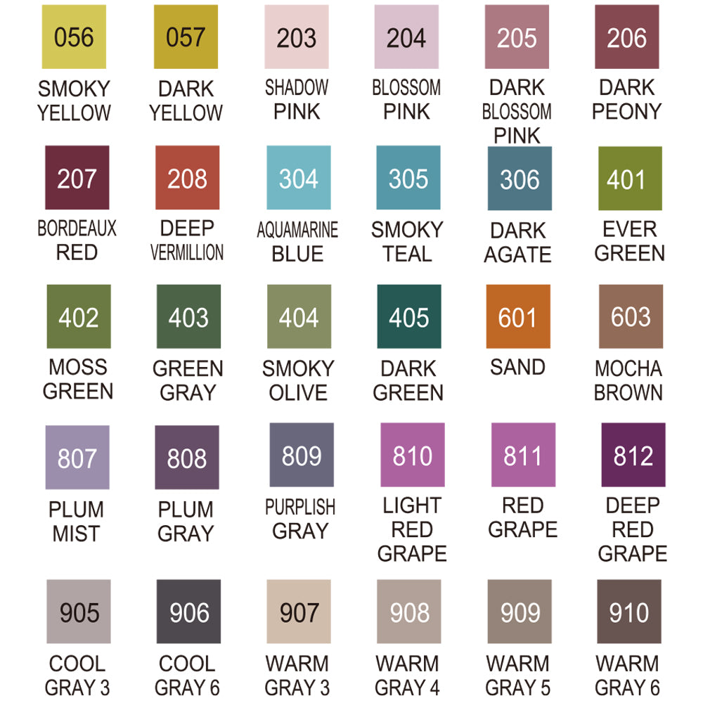 ZIG CLEAN COLOR Real Brush 30-Color Set A (RB-6000AT/30VA)