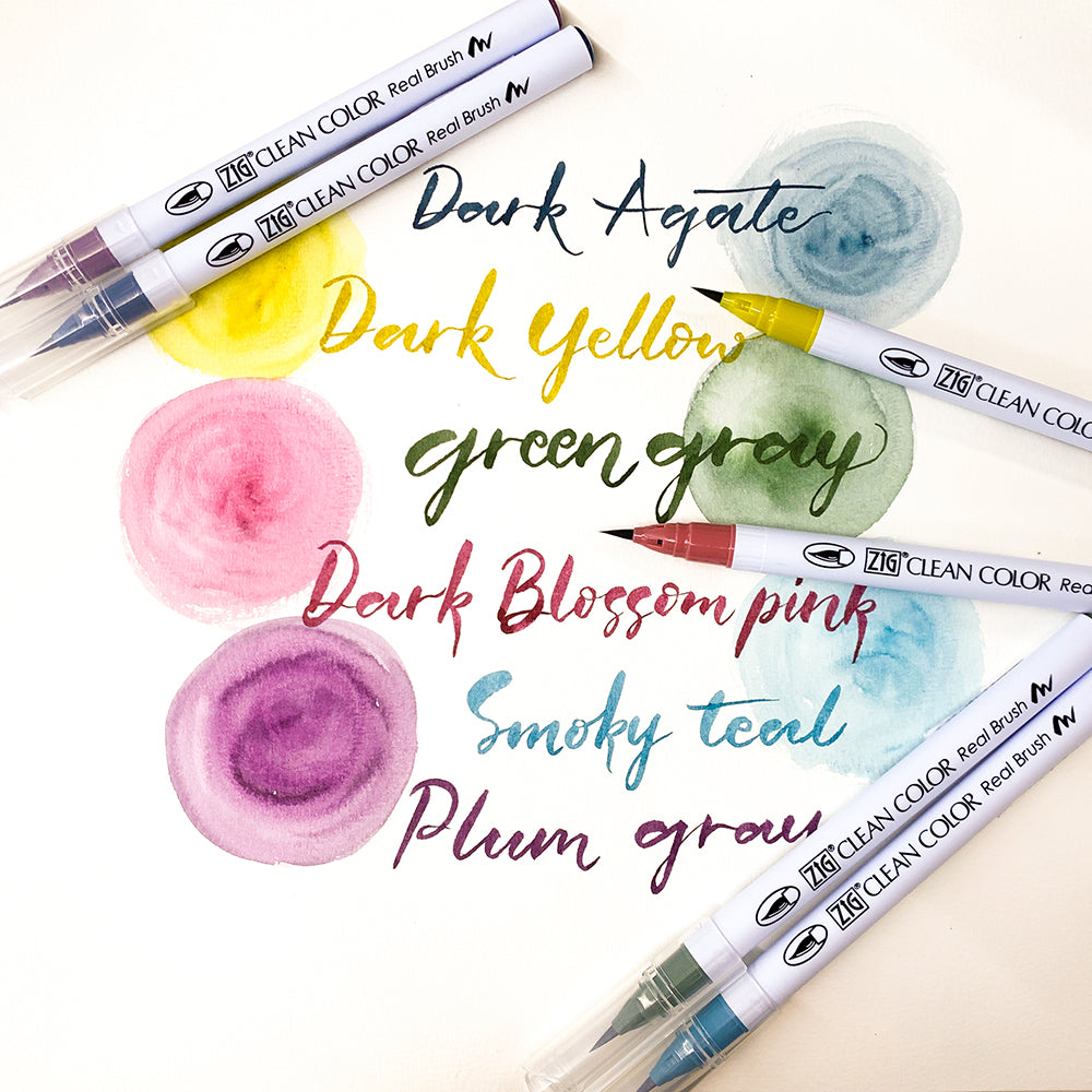 ZIG CLEAN COLOR Real Brush 30-Color Set A (RB-6000AT/30VA)