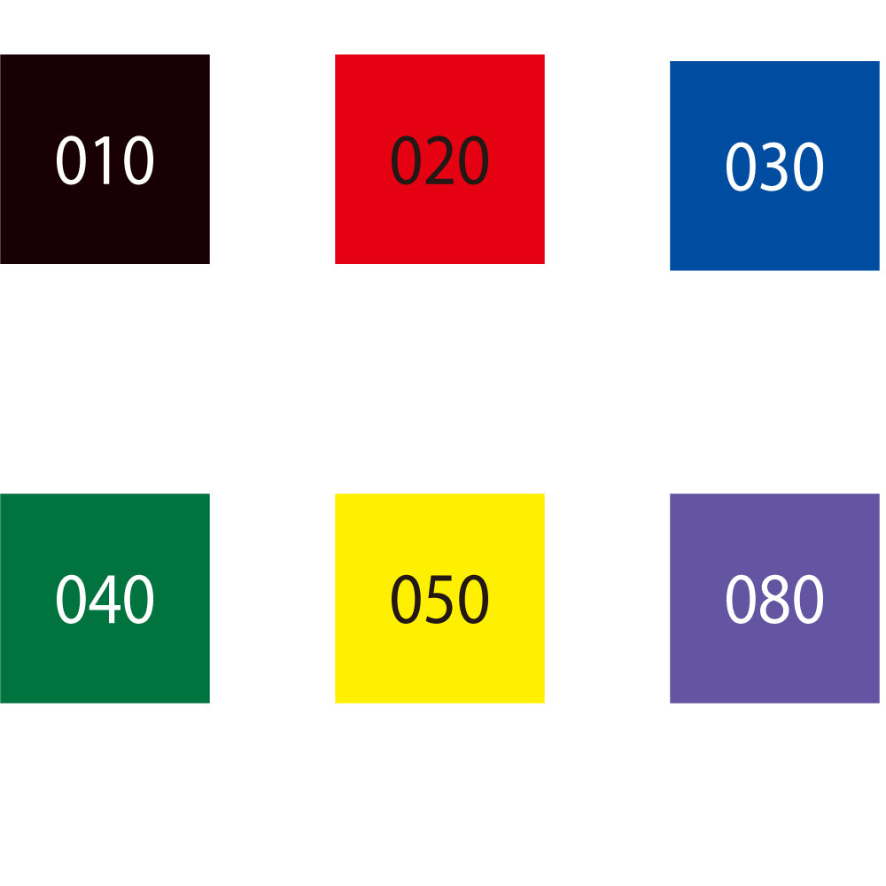 ZIG Fabricolor Twin 6 Color Set (TC-4000A/6V)