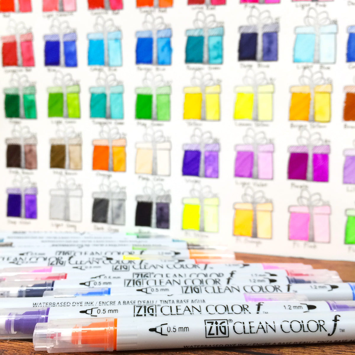 ZIG Clean Color f 24-Color Set (TCS-6000T/24V)
