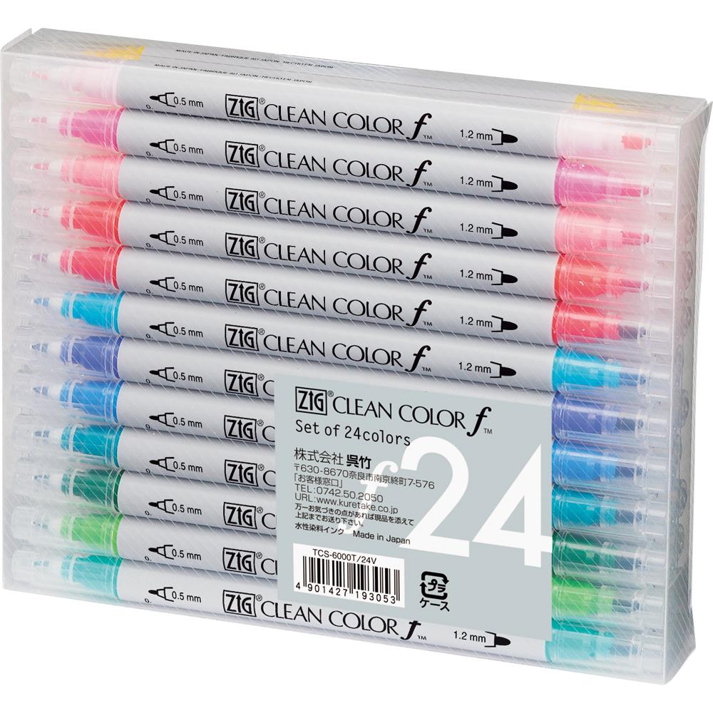 ZIG Clean Color f 24-Color Set (TCS-6000T/24V)