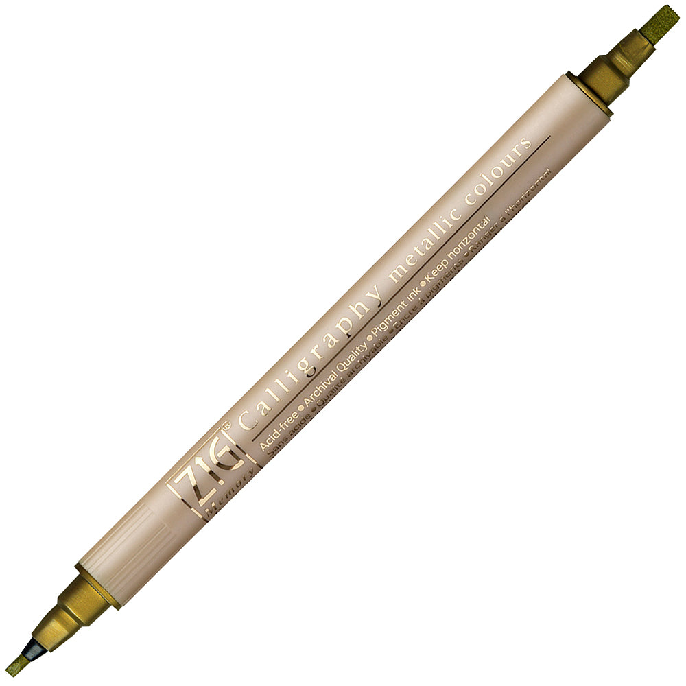 ZIG Memory System Calligraphy Metallic Colors Individual Markers (MS-8400)