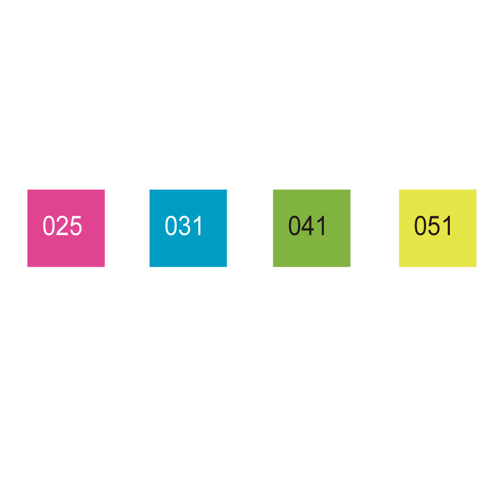 ZIG Kuretake Clean Color Real Brush 4 Color Set B Pop Color (RB-6000AT/4VB)