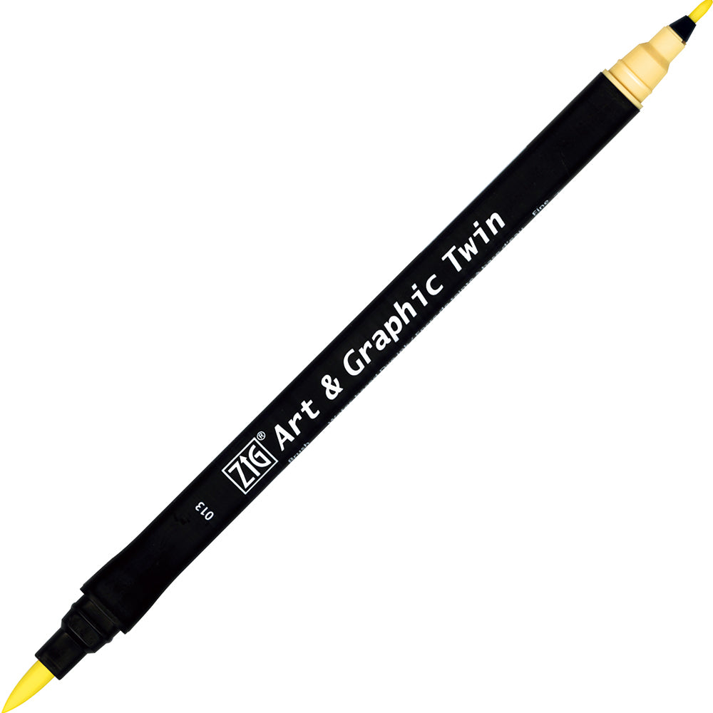 ZIG Art & Graphic Twin PALE 12 Color Set (TUT-80/12VPA)
