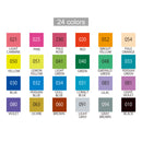 ZIG FUDEBIYORI 24 COLOR SET HOLIDAY SPECIAL (CBK-55N/24VHD)