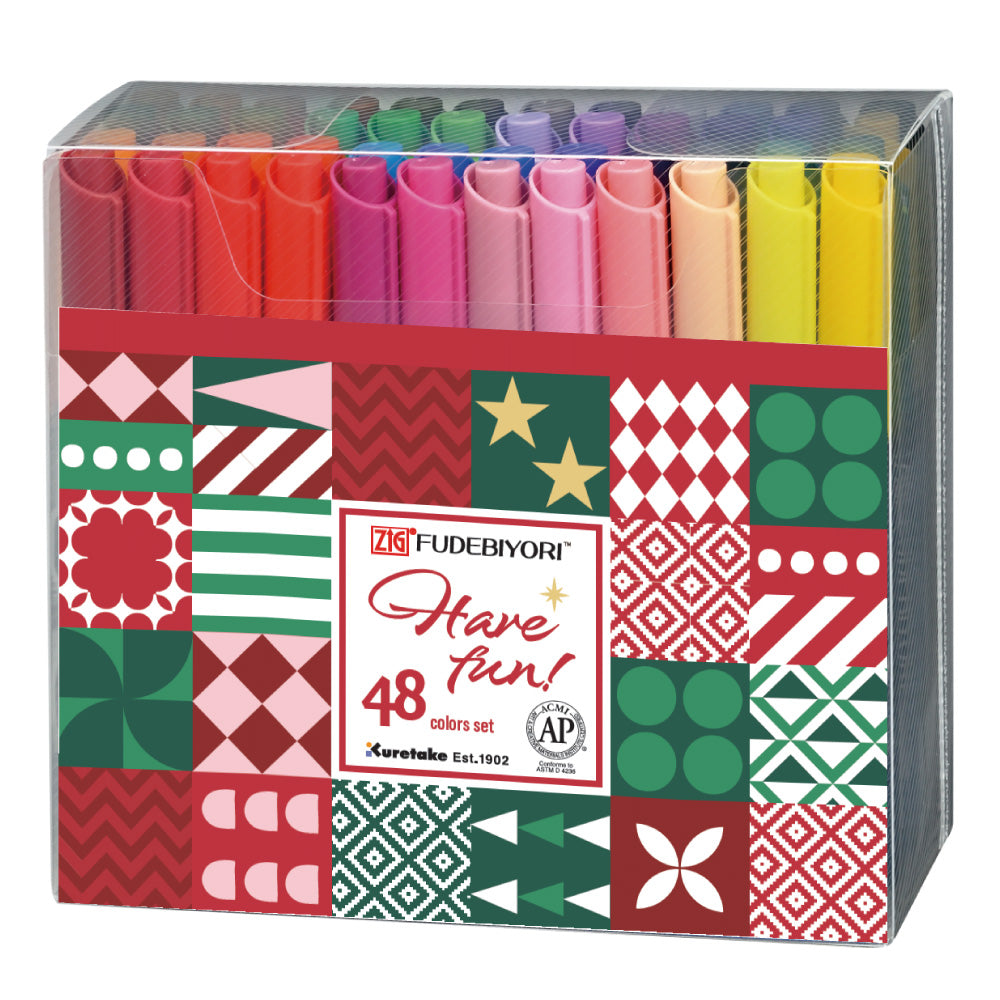 ZIG FUDEBIYORI 48 COLOR SET HOLIDAY SPECIAL (CBK-55N/48VHD)