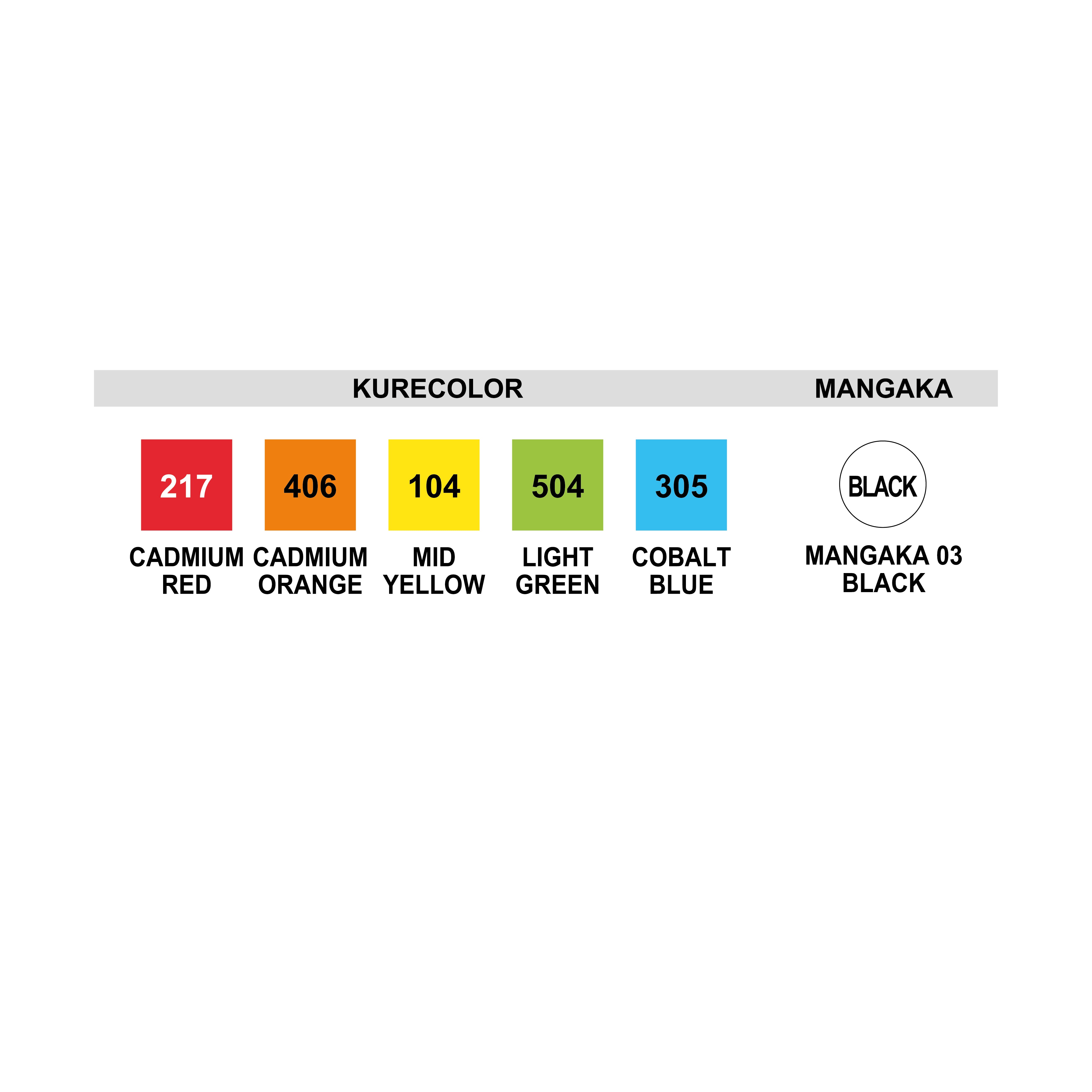 [New Product] ZIG Kurecolor Fine & Brush Basic Set (CNKC-2200N/6VBA)