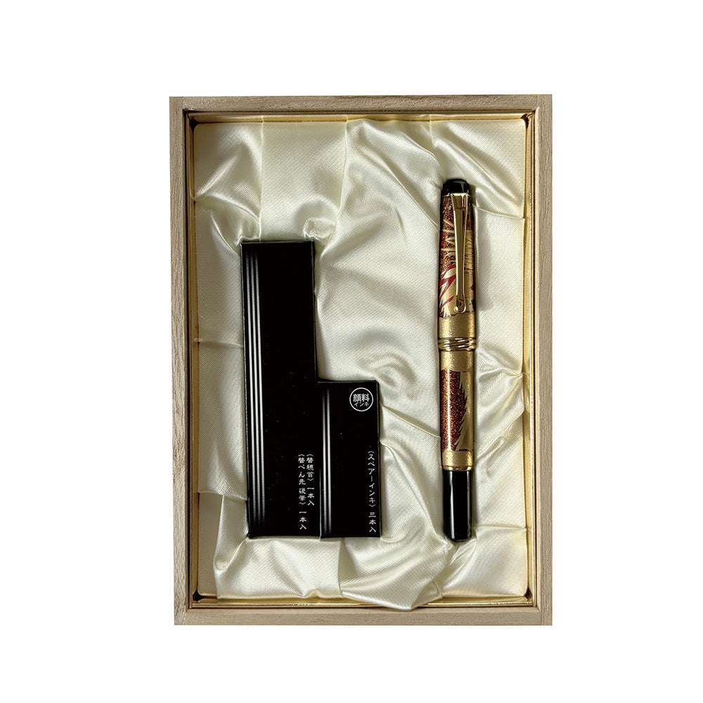 [New Product] Kuretake Brush Pen Yume Gingna Wajima-nuri Shoryu (DAY140-65)
