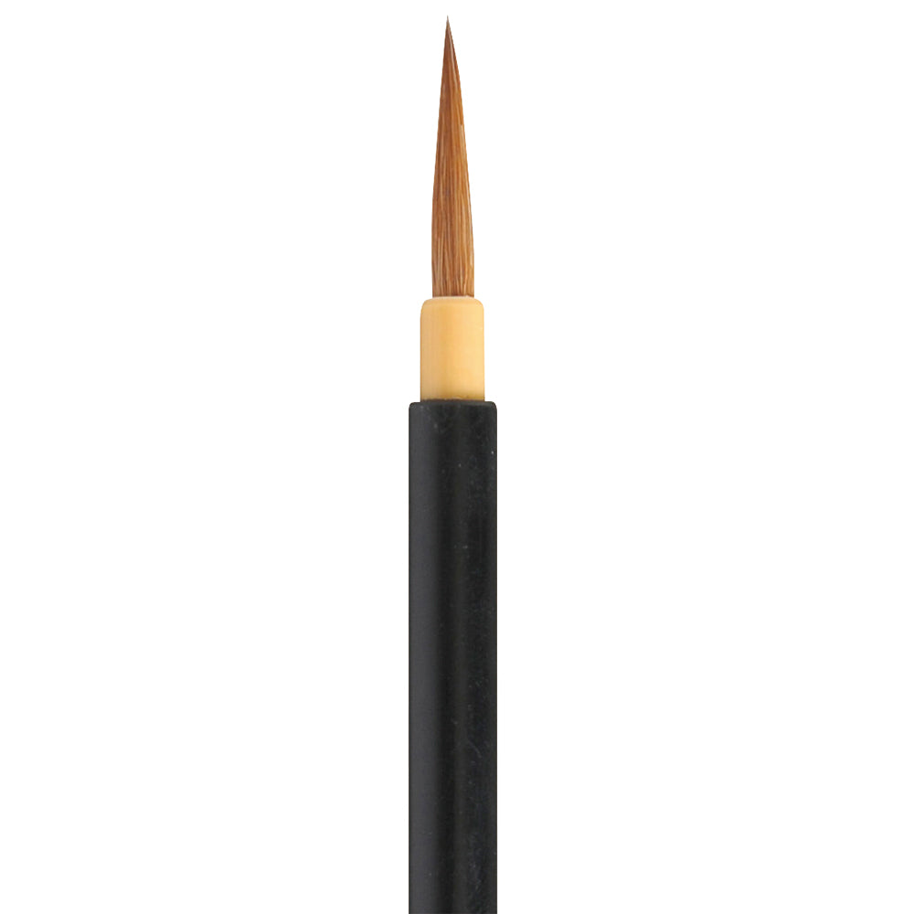 Detail brush, small/medium, brown bristles (JA336-201S JA337-201S)