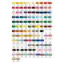 呉竹 顔彩耽美 桐箱100色セットⅣ(MC20/100WD4)