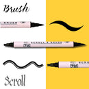 ブラックツインマーカーセット/4本セット (MSTC-4VBK)