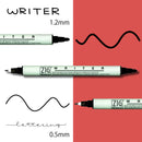 ブラックツインマーカーセット/4本セット (MSTC-4VBK)