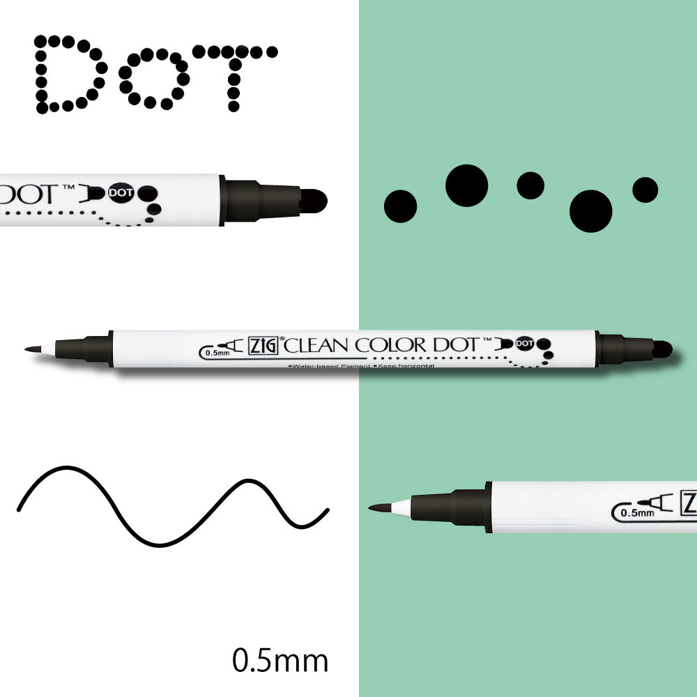 Black Twin Marker Set / 4-Pen Set (MSTC-4VBK)