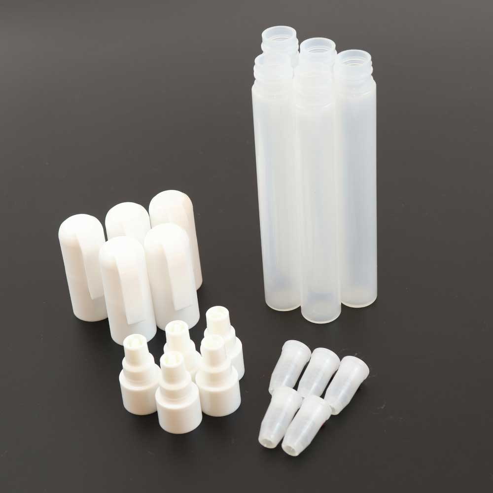 Pen-type container, valve-controlled, thick core, flat tip, set of 5 (PGY-PMA-FL)