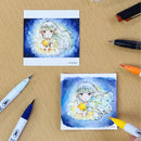 ZIGｸﾘｰﾝｶﾗｰﾘｱﾙﾌﾞﾗｯｼｭ×おつきみ 12本セット (RB-6000AT/12V/AC02)