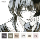 ZIGｸﾘｰﾝｶﾗｰﾘｱﾙﾌﾞﾗｯｼｭ×イツキ 6色セット (RB-6000AT/6V/AC01)