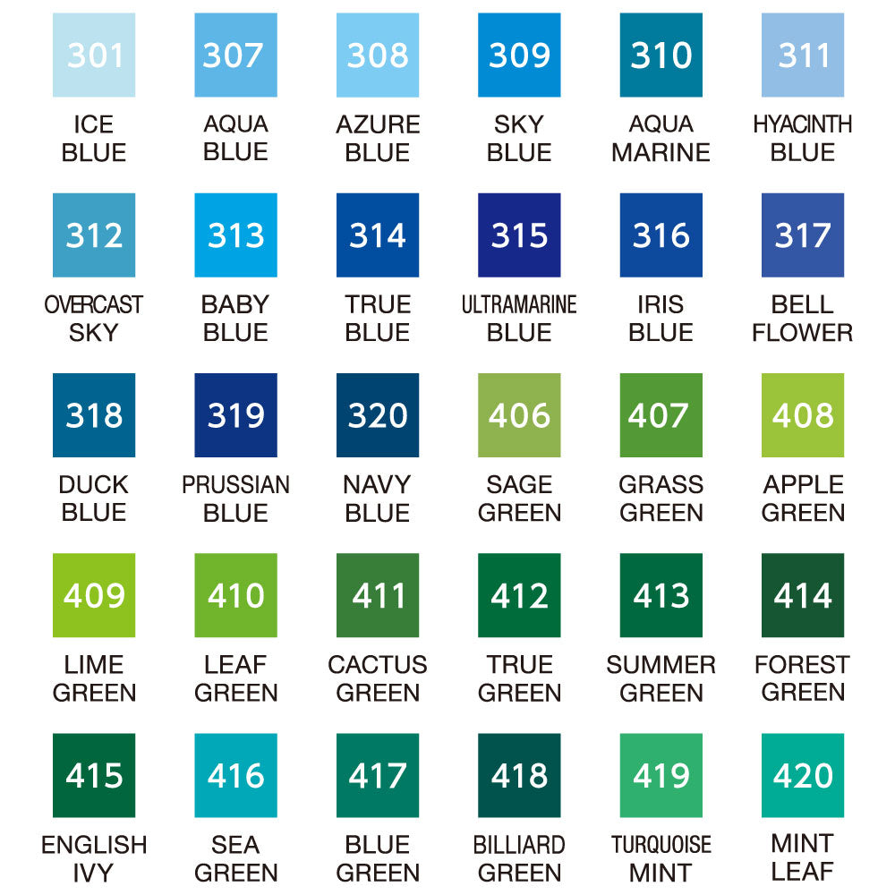 ZIG CLEAN COLOR Real Brush 30 Color Set B (RB-6000AT/30VB)