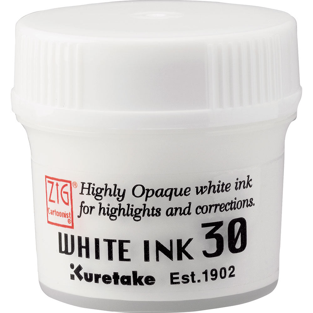 ZIG Cartoonist WHITE INK 30 (CNCE201-3)