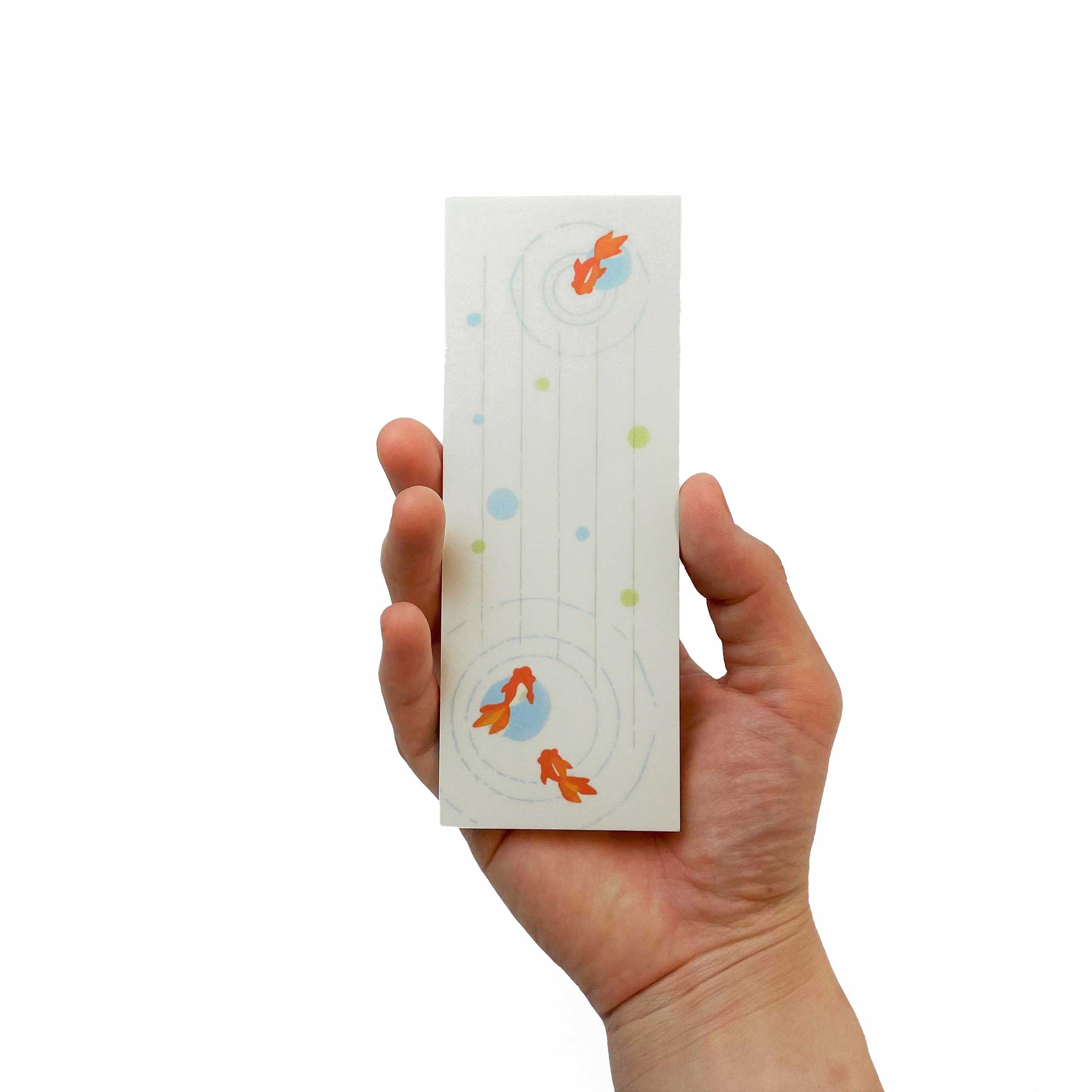 Hyakunin Hyakuyou One-Stroke Letter Pad - Sakura and Butterflies (UIC-0008)