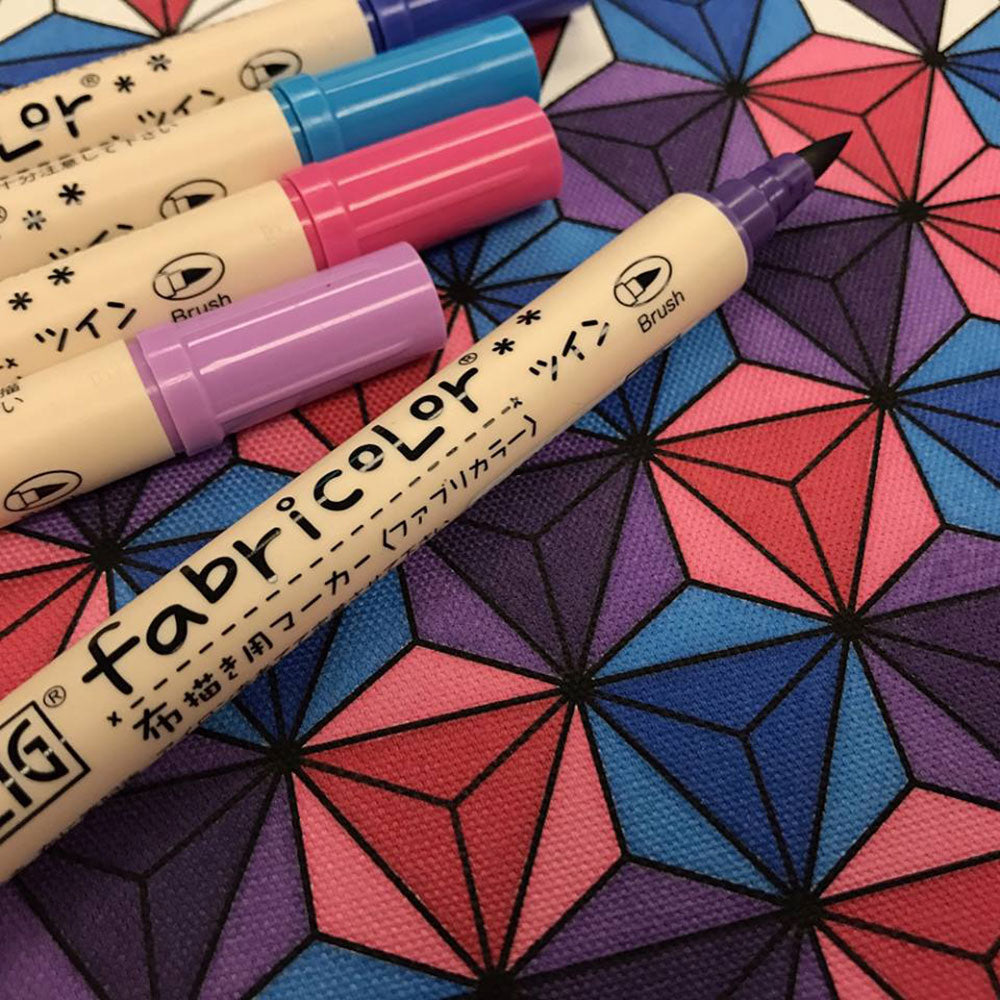 ZIG fabricolorツイン 12色セットB TC-4000A/12VB