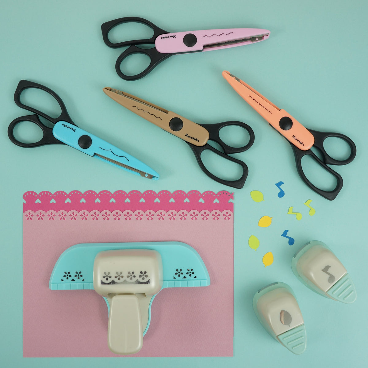 KUREPUNCH BORDER DECORATION CIRCLE&SEMICIRCLE (SBKPB130-7)