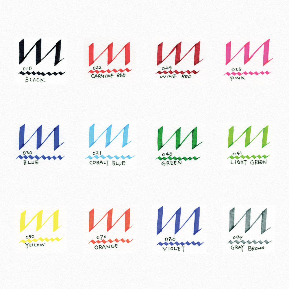 ZIG Calligraphy II 12 Color Set (TC-3100/12V)