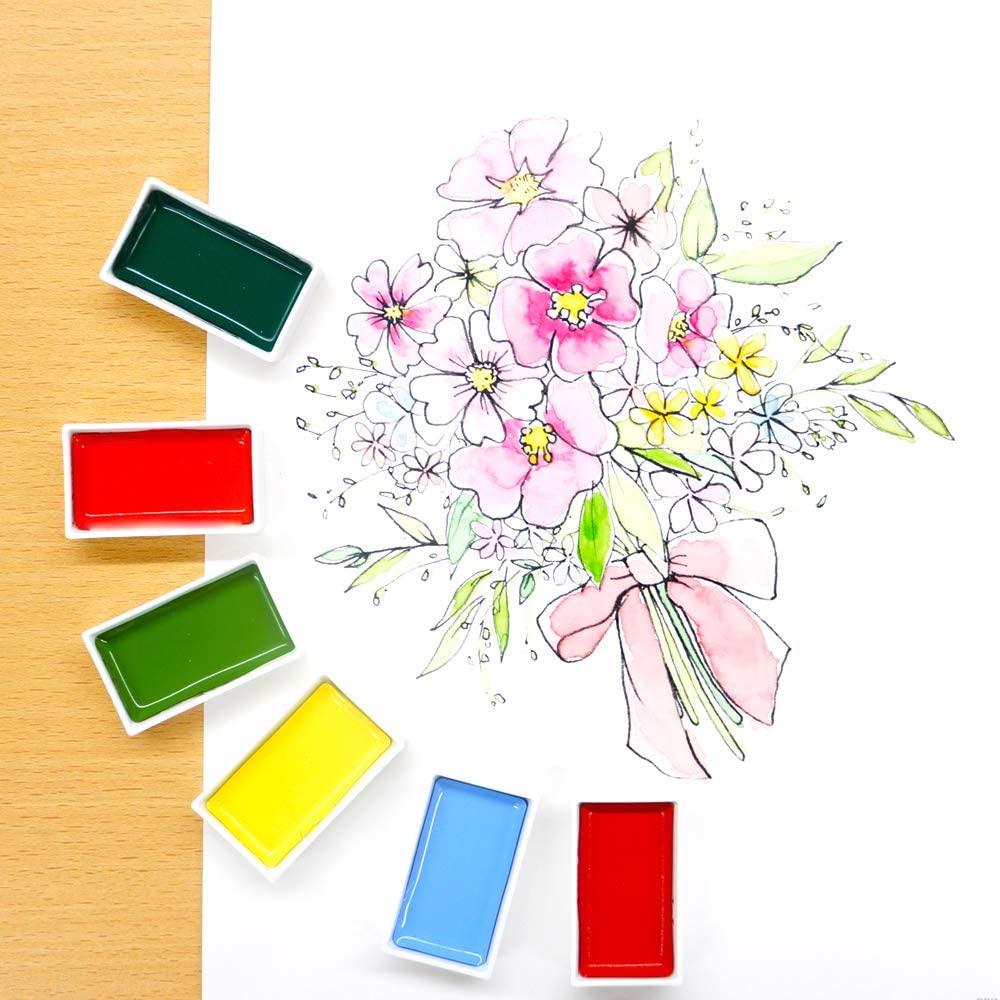 Kuretake Gansai Tambi Single Color