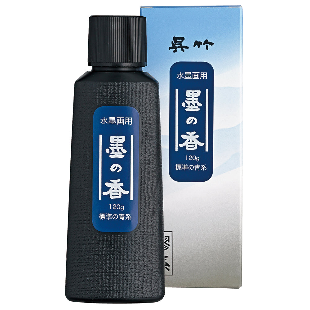 Scent of Sumi Ink for Sumi-e Painting, Standard Blue-Black, 120g (CB61-12)