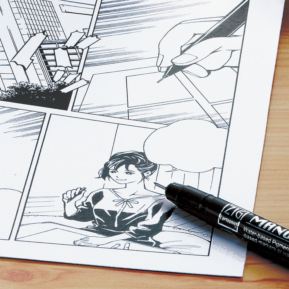 ZIG Cartoonist MANGAKA 003 Black (CNM-003-010)