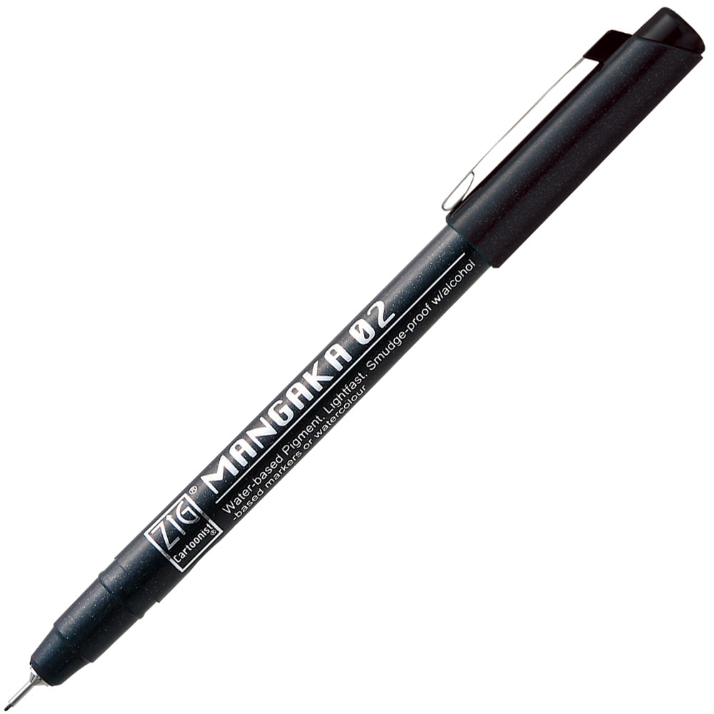 ZIG Cartoonist MANGAKA 02 Black (CNM-02-010)